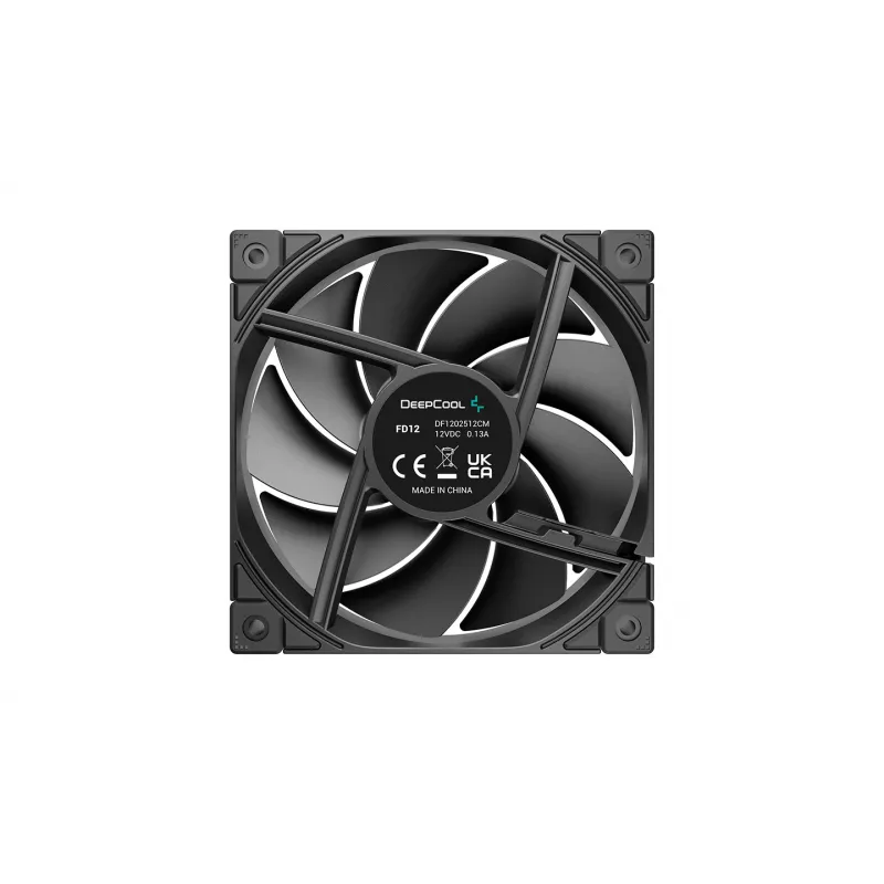 DeepCool FD12 Performance 120-mm-Gehäuselüfter (R-FD12-BKNPN1-G)