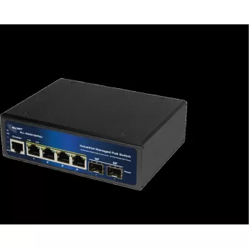 Managed Industrial PoE Switch ALLNET ALL-SGI8106PMJ 4 PoE + 2 Uplink Ports