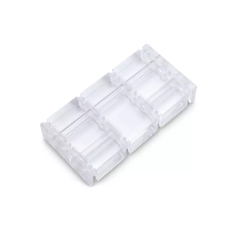 EK-Scalar Terminal Quad 2-Slot – Plexi – Wasserblock-Brücke