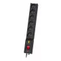 Steckdosenleiste Lestar 1966004697 — 6 Typ-E-Steckdosen, 230 V, 5 m Kabel, schwarz
