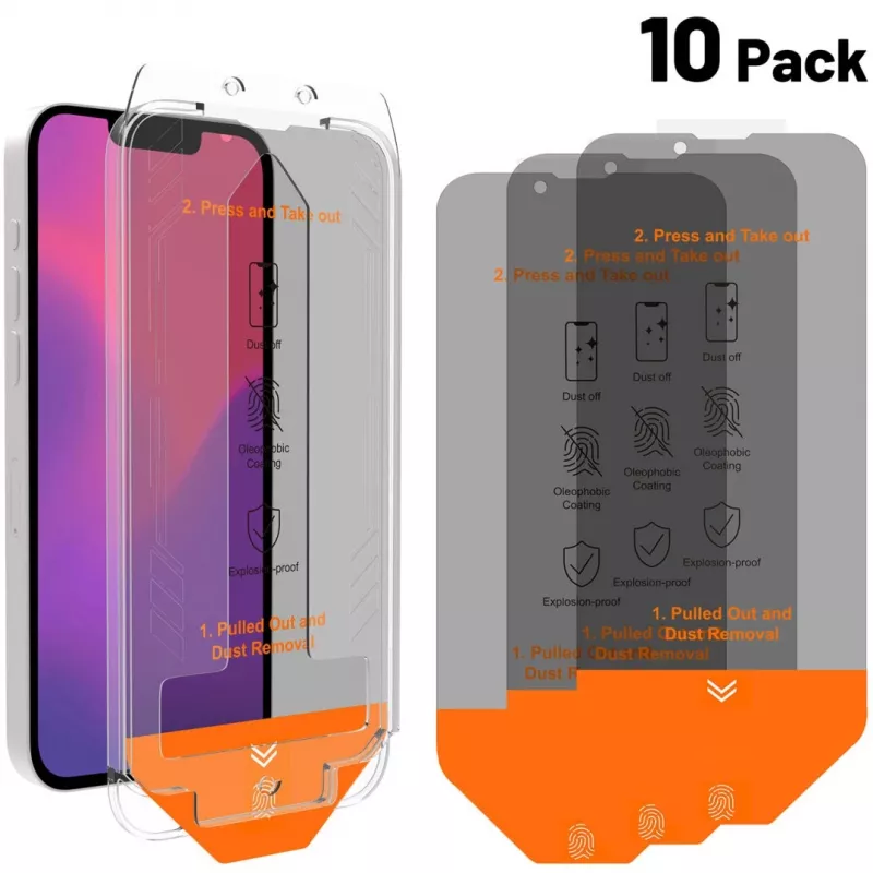 4smarts Second Glass Privacy 10er Service-Kit für Apple iPhone 16e, 541425