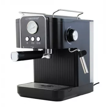 Espresso-Kaffeemaschine ESPERANZA EKC010 — 1,8 L Wassertank, 850 W, 20 bar, integrierter Milchaufschäumer