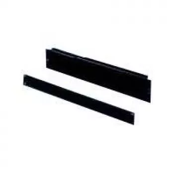 Rittal DK 7151.005 Blindplatte, 1U, RAL 9005, Schwarz