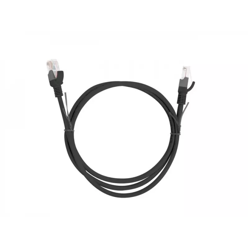Netzwerkkabel LANBERG PCU6-10CC-0100-BK RJ-45 Cat6 1 m Schwarz U/UTP
