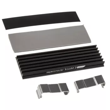 Aqua Computer kryoM.2 micro Passivkühler für M.2 2280 SSD