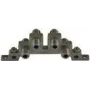 Televes ERD4N Erdungsblock für 4 HF-Kabel, 401111