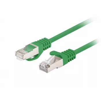 Lanberg PCF6-20CC-0025-G Cat.6 F/UTP Patchkabel, 10er-Pack, 0,25 m, Grün