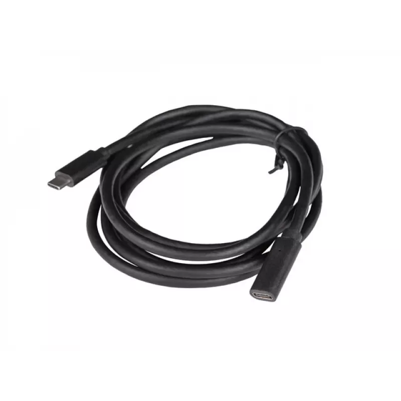 Lanberg CA-USBE-20CC-0015-BK USB-C Verlängerungskabel M/F, USB 3.2 Gen 1, 1,5 m, schwarz