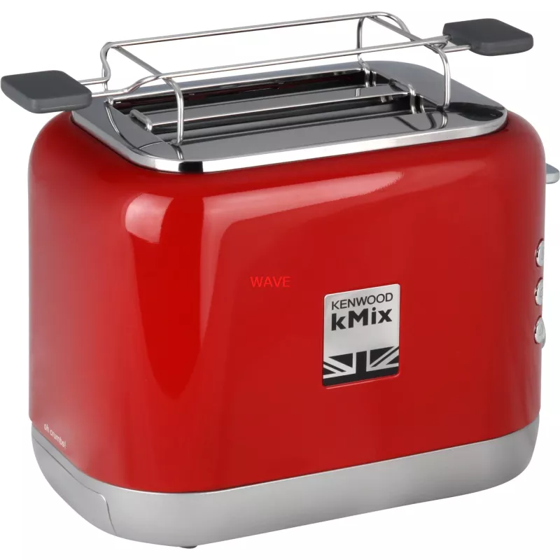 Toaster Kenwood TCX751RD 2-Scheiben 900 W, Metallgehäuse, rot, 160×272×257 mm