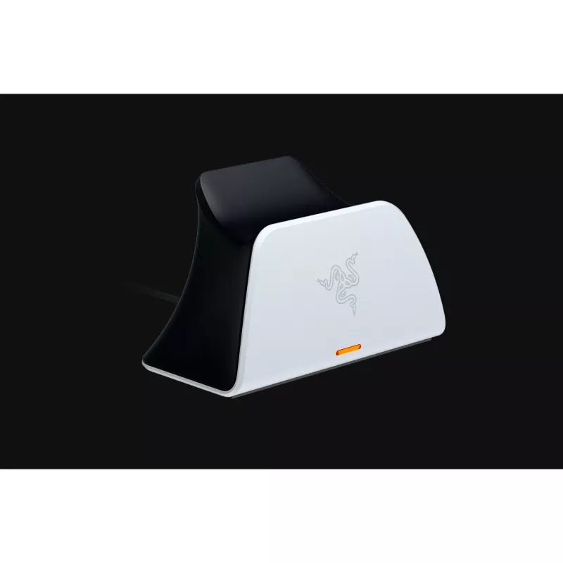 Razer RC21-01900100-R3U1 Schnellladestation für PlayStation 5 DualSense Controller, USB-C-auf-USB-A-Kabel, Weiß