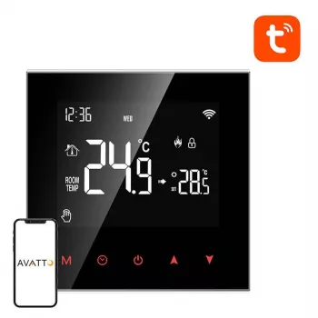 Smart-Thermostat Avatto ZWT100 Zigbee 3A Tuya – Thermostat-Steuerung mit Zigbee-Konnektivität, 3A-Ausgang