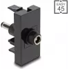 DeLOCK Easy 45 Steckdose Schwarz Buchse Stecker Gerade