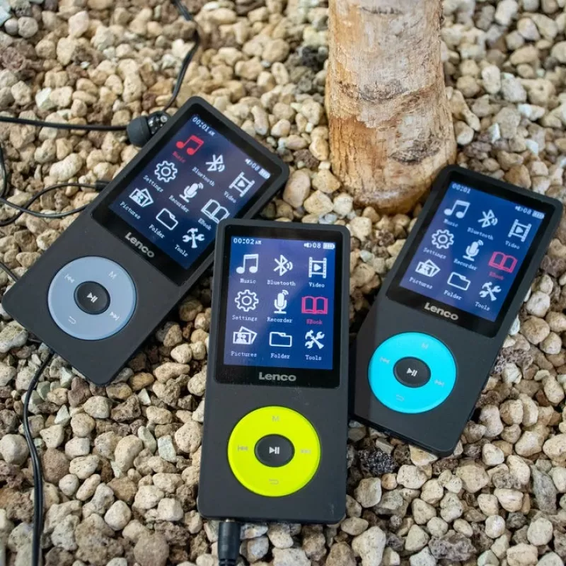 MP3-Player Lenco Xemio-860GN 8 GB Schwarz/Limonengrün LCD 18h Wiedergabe