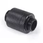 Alphacool ES D-Plug 20 mm G1/4 AG auf G1/4 AG, Deep Black