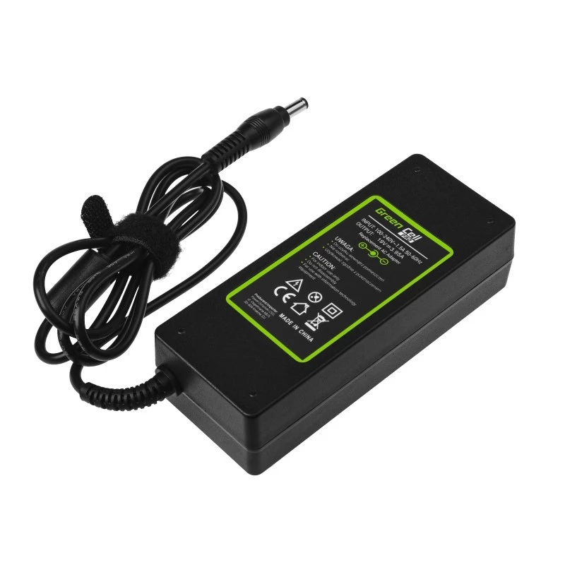 Netzteil Green Cell AD26AP 75W 19V AC/DC Indoor-Laptop-Ladegerät, schwarz