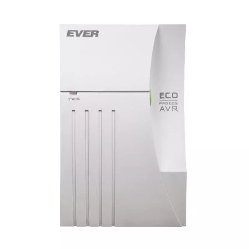 Ever ECO Pro 1200 AVR CDS Line-Interactive-USV, 1,2 kVA / 780 W, 2 Schuko-Steckdosen, Tower