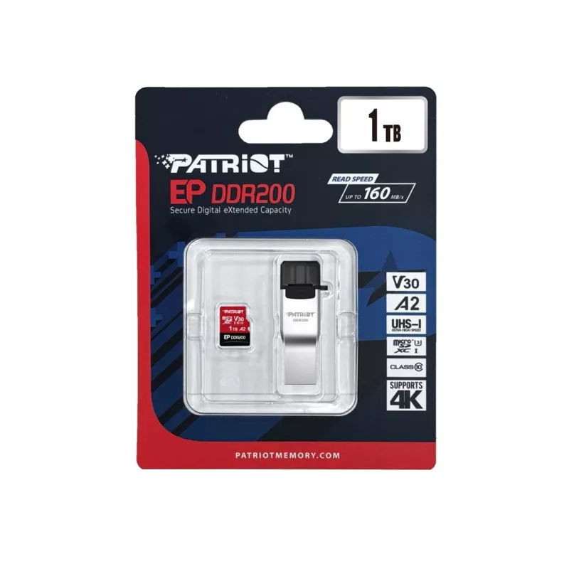 Patriot Memory EP DDR200 Speicherkarte 1TB MicroSDXC 160/120 MB/s (PEF1TEP33MCX)
