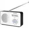 TechniSat VIOLA 200 DAB+ Digitalradiowecker, Weiß/Schwarz