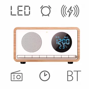 Manta RDI912W Rimini Radiowecker, Weiß