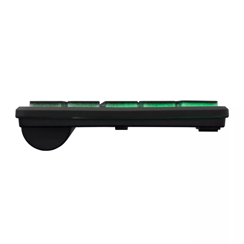 Baracuda Seahorse BGK-04141 kompakte Gaming-Tastatur mit 64 Tasten, Regenbogen-Hintergrundbeleuchtung, US, schwarz