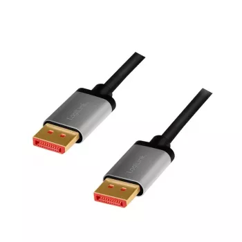 DisplayPort-Kabel LogiLink CDA0105 2 m Schwarz Grau