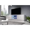Cama TV-Schrank QIU 200 MDF weiß glänzend/weiß glänzend