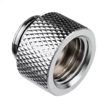 Fitting Alphacool 17218 Messing Chrom 9,75 mm Tiefe 1,8 cm Durchmesser