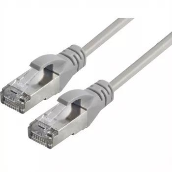 Netzwerkkabel Captiva 80286 Patchkabel CAT 8 2m Grau