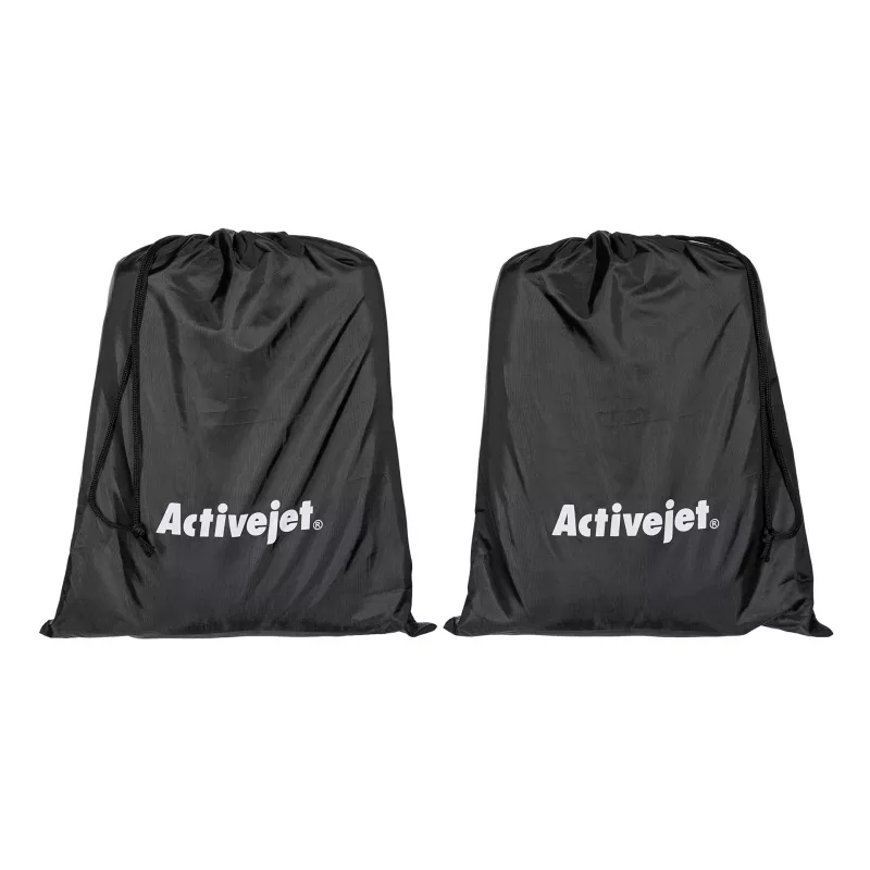 Lymphdrainage-Massagegerät für die Beine ActiveJet ACM-PLUS-A1 L – Akku 25 W, integrierter Akku, 380×1020×60 mm, schwarz