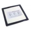DEMCiflex Staubfilter 140mm, quadratisch - Schwarz/Weiß