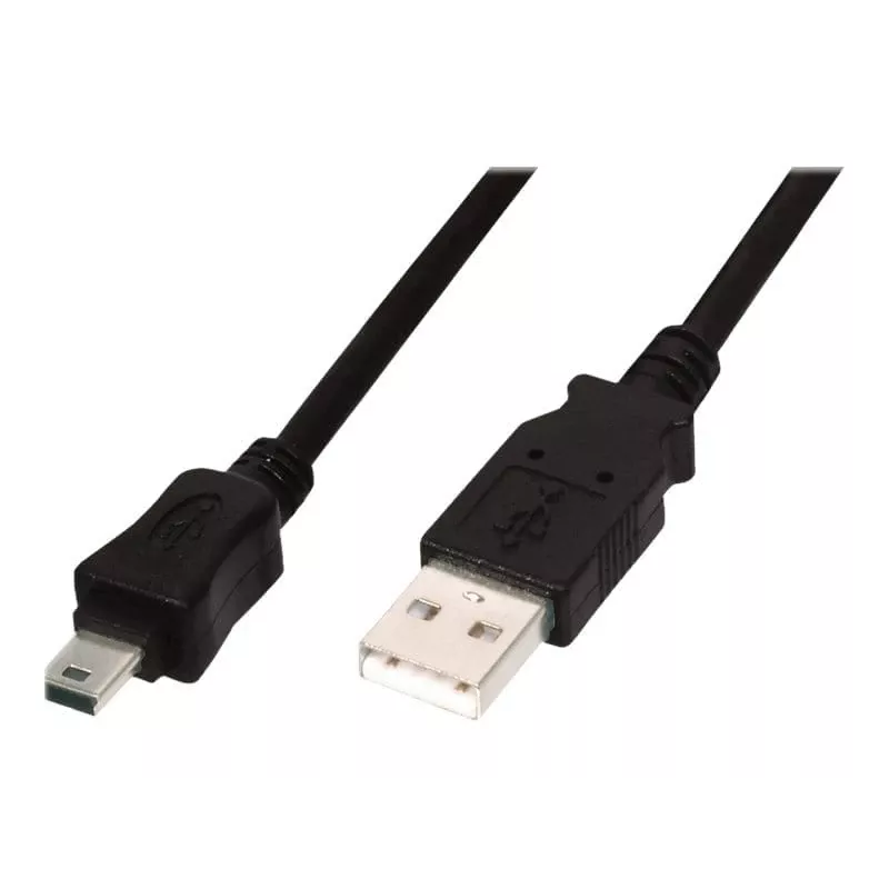 Verbindungskabel USB A / Mini-USB B M/M 1 m schwarz