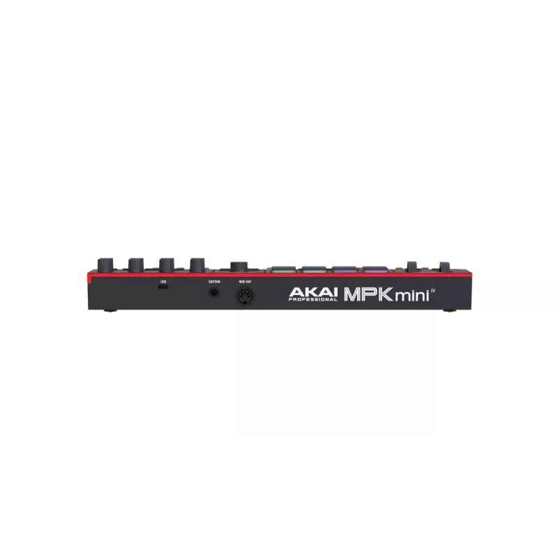 AKAI MPK Mini MK4 MIDI-Controller-Keyboard, schwarz