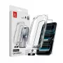 Crong EasyShield CRGES2PIP1769P Displayschutzfolie aus gehärtetem Glas 2er-Pack mit Applikator für iPhone 17 Pro Max / 16 Pro Max