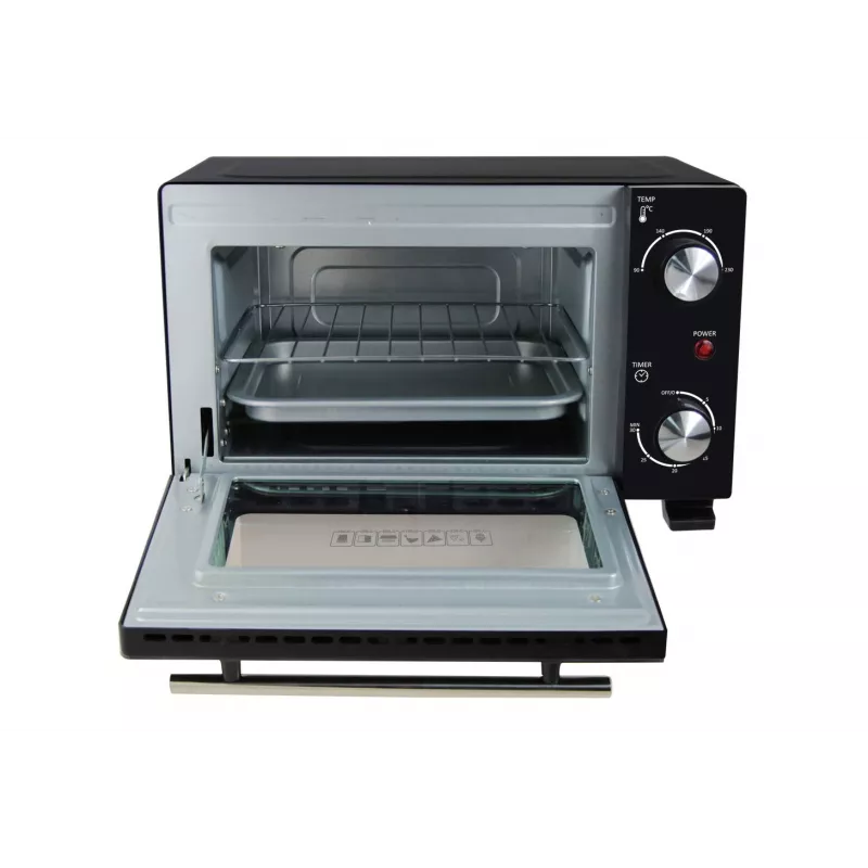 Esperanza EKO007N Calzone Mini-Backofen, 10 l, 800 W, schwarz