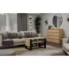 Couchtisch top e shop Topeshop STOLIK KAWOWY ŁAWA MODERN 4P Dąb Artisan Czern