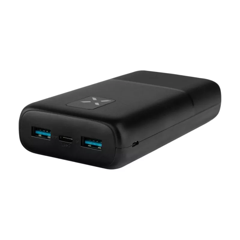 Fixed Zen 20000 mAh USB-C PD 20W Powerbank mit LCD-Display, Schwarz