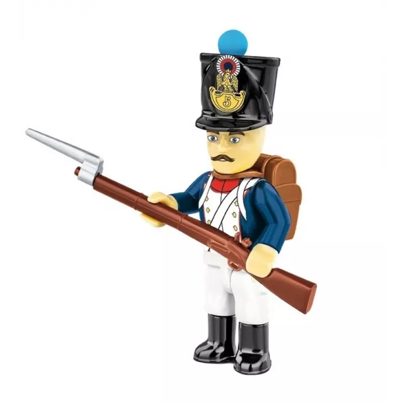 Französische Soldaten Bausteinset, 41 Teile