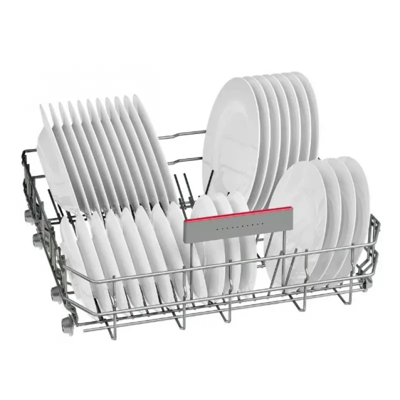 Bosch SMS4EVI04E freistehender Geschirrspüler, 13 Maßgedecke, 46 dB, Energieklasse D, Home Connect, 60x60x84,5 cm, Edelstahl