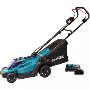 Makita DLM330RT Rasenmäher Handgeführter Rasenmäher Akku Schwarz - Blau (DLM330RT)