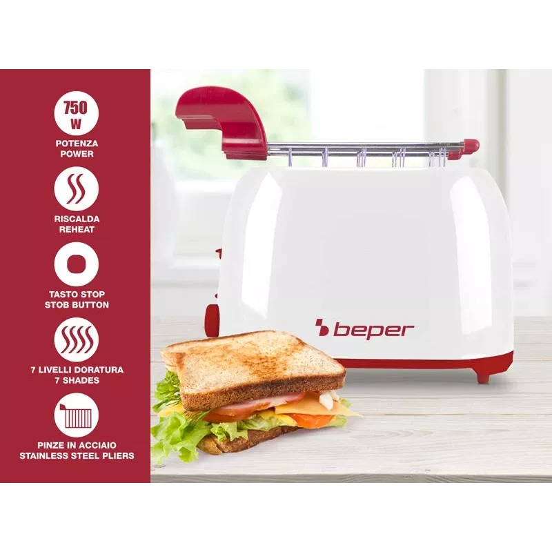 Beper P101TOS100 Toaster