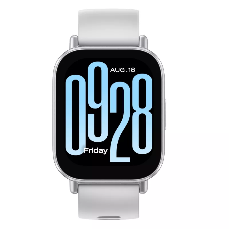 Smartwatch Xiaomi Redmi Watch 5 Active — 2 Zoll (5,08 cm) LCD, 320×385, 470 mAh, silber, TPU-Armband, 42,2 g