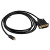 Akasa USB-Type-C-auf-DVI-Adapterkabel, Schwarz (AK-CBCA10-18BK)