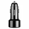 Baseus Magic CCMLC20A-01 Kfz-Ladegerät, 2x USB-A QC 3.0, 45 W, 6 A, Spannungsanzeige, schwarz