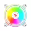 SAVIO FAN-01 WHITE 4er-Pack 120mm ARGB-Lüfter inklusive Controller und Fernbedienung