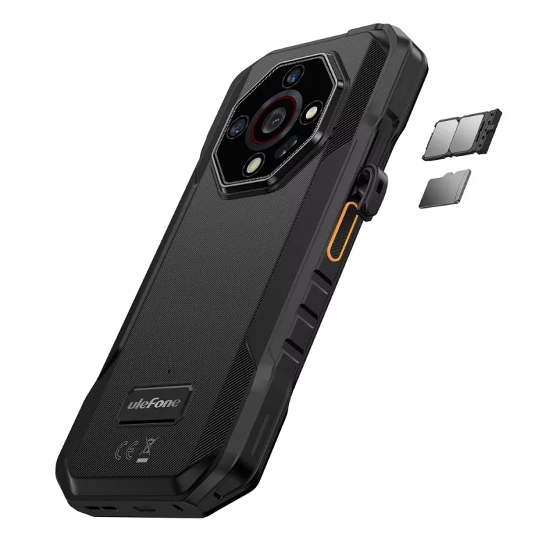 Ulefone Armor X32 Pro 5G Smartphone, 5,65 Zoll, 8 GB RAM, 256 GB, IP69K, Android 14, Future Black