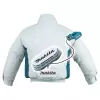 Makita | Akku-Belüftungsjacke, Weiß, L