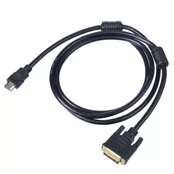 Akyga AK-AV-11 HDMI-auf-DVI-D-Kabel (24+1), 1,8 m, schwarz
