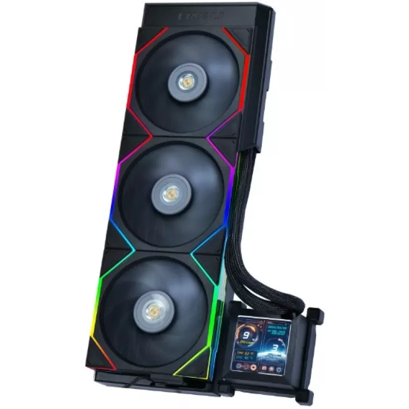 All-in-One-Flüssigkeitskühler Lian Li HydroShift LCD 360S 12 cm Schwarz