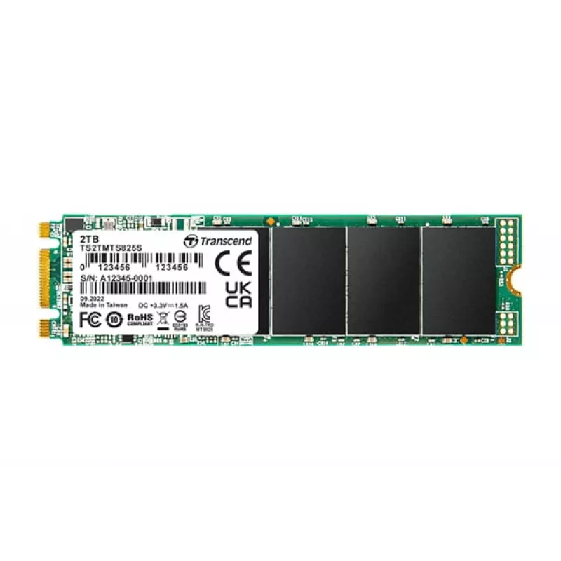 SSD-Festplatte Transcend 2 TB M.2 SATA III TS2TMTS825S