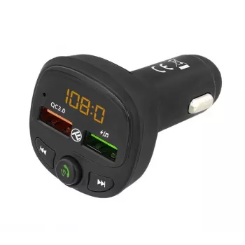 Tellur FMT-B7 Bluetooth-FM-Transmitter, Schwarz